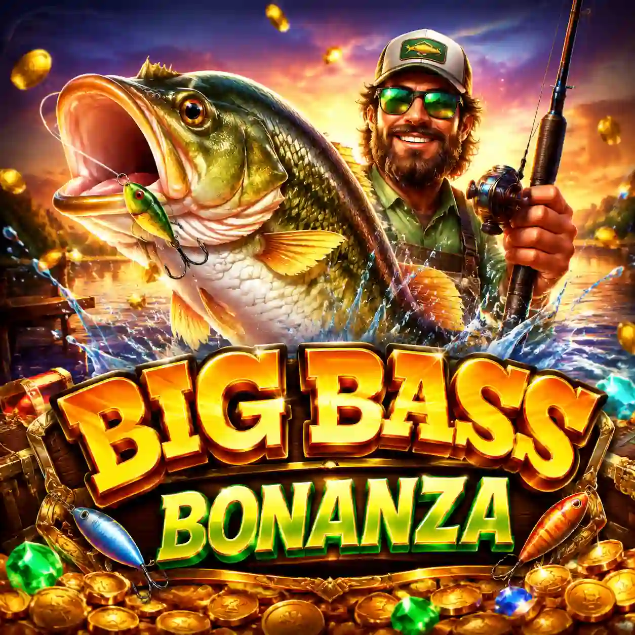 Slot Big Bass Bonanza com temática de pesca